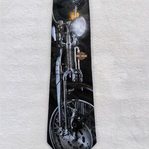 Ralph Marlin Harley-Davidson Motorcycle Graphic Tie Vintage Style